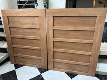Load image into Gallery viewer, 1060 - Wooden headboards for single beds, very good condition and good quality! ONE SOLD! ONE REMAINING, FOR 65€. Matching bedside available Ref#1059
