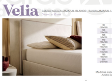 Cargar imagen en el visor de la galería, ***NEW!!*** NO SOLO PATAS "VELIA" - Padded headboard. 125cm high, 10cm thick. All sizes and colors available! Price starting from 345€.