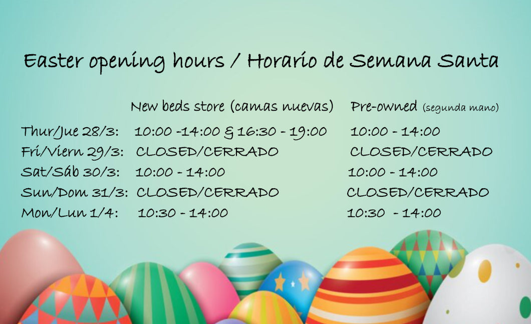 4000 - EASTER HOURS! HAPPY EASTER!
