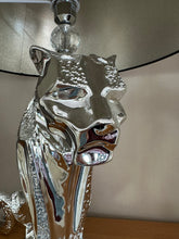 Load image into Gallery viewer, 1010 - Two LARGE (85cm high!) high quality leopard lamps!