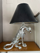 Load image into Gallery viewer, 1010 - Two LARGE (85cm high!) high quality leopard lamps!