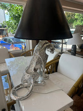 Load image into Gallery viewer, 1010 - Two LARGE (85cm high!) high quality leopard lamps!
