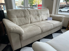 Load image into Gallery viewer, 1082 - Three seater fabric sofa (205cm)
