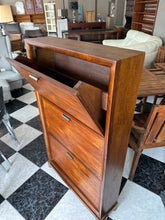 Load image into Gallery viewer, 1043 - Solid wooden shoe cabinet (77cm x 22cm, 129cm high)

