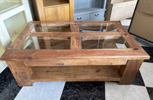 Load image into Gallery viewer, 1070 - Rustic solid coffee table (120cm x 80cm, 40cm high)

