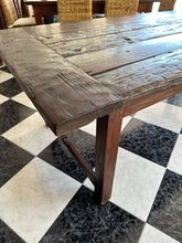 Load image into Gallery viewer, 1005 - Fantastic, solid, rustic, large table! A must see! (on these photos it looks very small and not as nice!) Table (230cm x 100cm)
