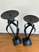 Load image into Gallery viewer, 1174 -  Candle holder iron (35cm and 40cm) 35€ for both
