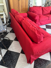 Load image into Gallery viewer, 1063 - Two fabric sofas (3-seater &#39;210cm&#39; + 2-seater 180cm) in good condition!  465€ for both!
