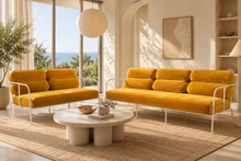 Cargar imagen en el visor de la galería, 1902 - **FACTORY NEW** Outdoor / Indoor sofa suite. = 1495€ for both! (Armchair also available)