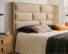 Cargar imagen en el visor de la galería, ***NEW!!*** NO SOLO PATAS "APOLO" - Padded headboard, 140cm high, 10cm0 thick. All sizes and colors available! Price starting from 440€.