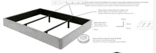 Cargar imagen en el visor de la galería, LA PREMIER "ARO BANERA" - "LEVITATING" BED BASE. Fabric or faux leather base. More colors available (click!) Made in Spain, 2 years warranty. Assembly and delivery free! ALSO AVAILABLE AS A CANAPE (STORAGE) BASE! Price starting from 450€.