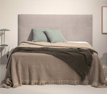 Load image into Gallery viewer, SPEZIA &quot;ELBA&quot; - 120cm high, 2,5cm thick. Headboard fabric. Available in different colors (click to see more!) &amp; sizes. Price between 180 - 216 €.
