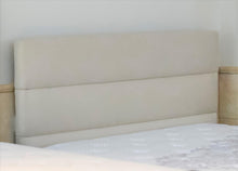 Load image into Gallery viewer, SPEZIA &quot;VOLGA&quot; - 120cm high, 10cm thick Headboard fabric. Available in different colors (click to see more!) &amp; sizes. Price between 325 - 389 €.
