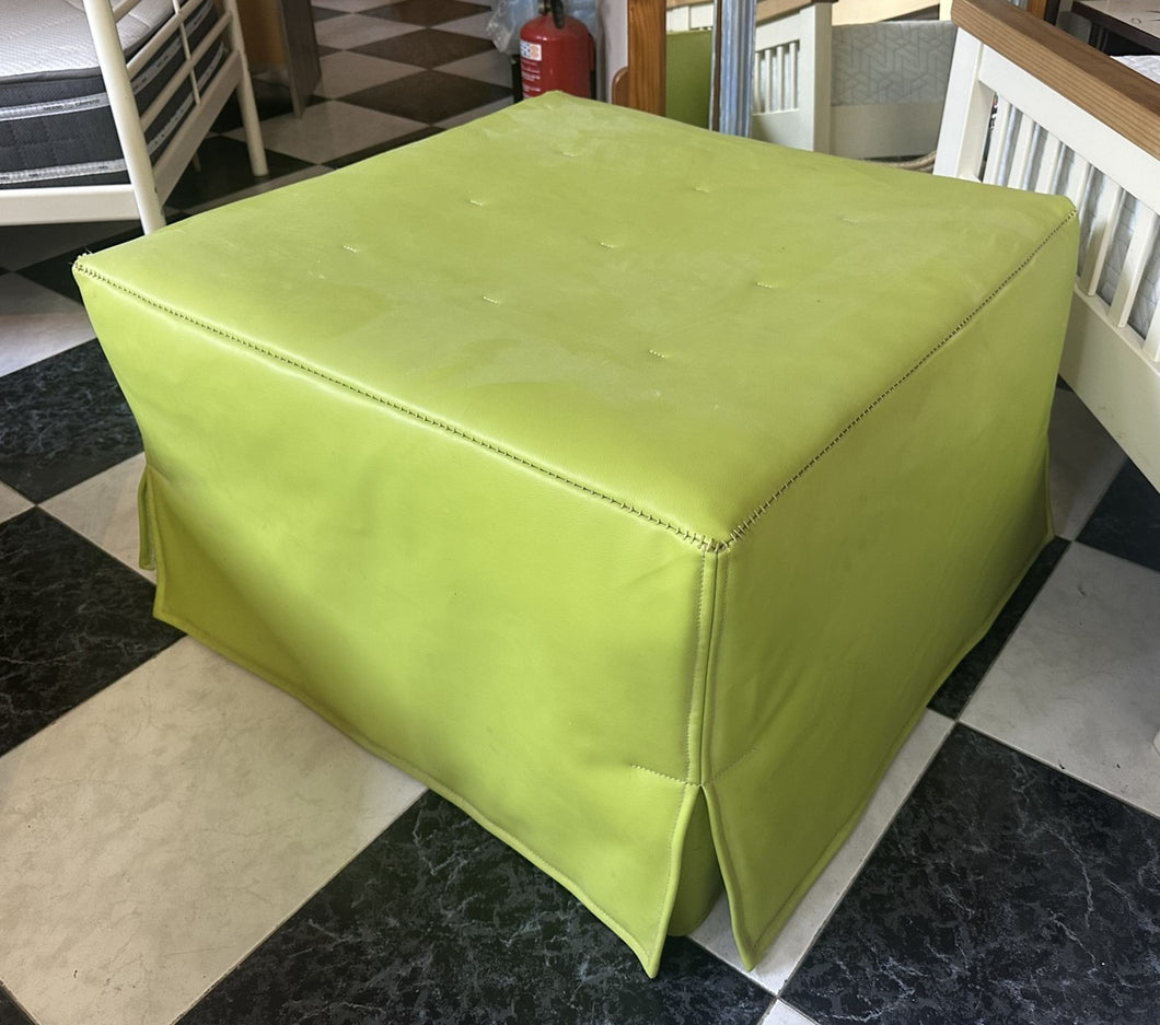 1213- Pouf that turns in to a single BED (80cm x 80cm, 50cm high)