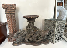 Cargar imagen en el visor de la galería, 1131 - Left: 35€ (45cm) Antique Middle:  (32cm) 45€ Antique Right: Candle holder 15€ (28cm)
