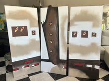 Cargar imagen en el visor de la galería, 1135 - Set of three large paintings (each one is 60cm x 145cm) 125€ for all three!

