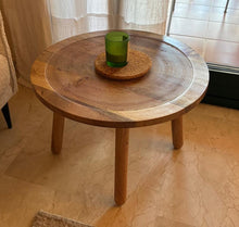 Load image into Gallery viewer, 1066 - Coffee table / side table (60cm across, 40cm high)
