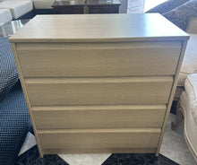 Load image into Gallery viewer, 1160 - Light wooden chest of drawers (70cm x 45cm, 70cm high) We have TWO in stock!

