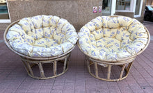 Load image into Gallery viewer, 1020 - Two lounge chairs (100cm diameter) Left: 45€, right 65€, or both 100€
