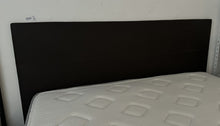 Cargar imagen en el visor de la galería, 1119 - Faux dark brown padded headboard (165cm wide, 117cm high)
