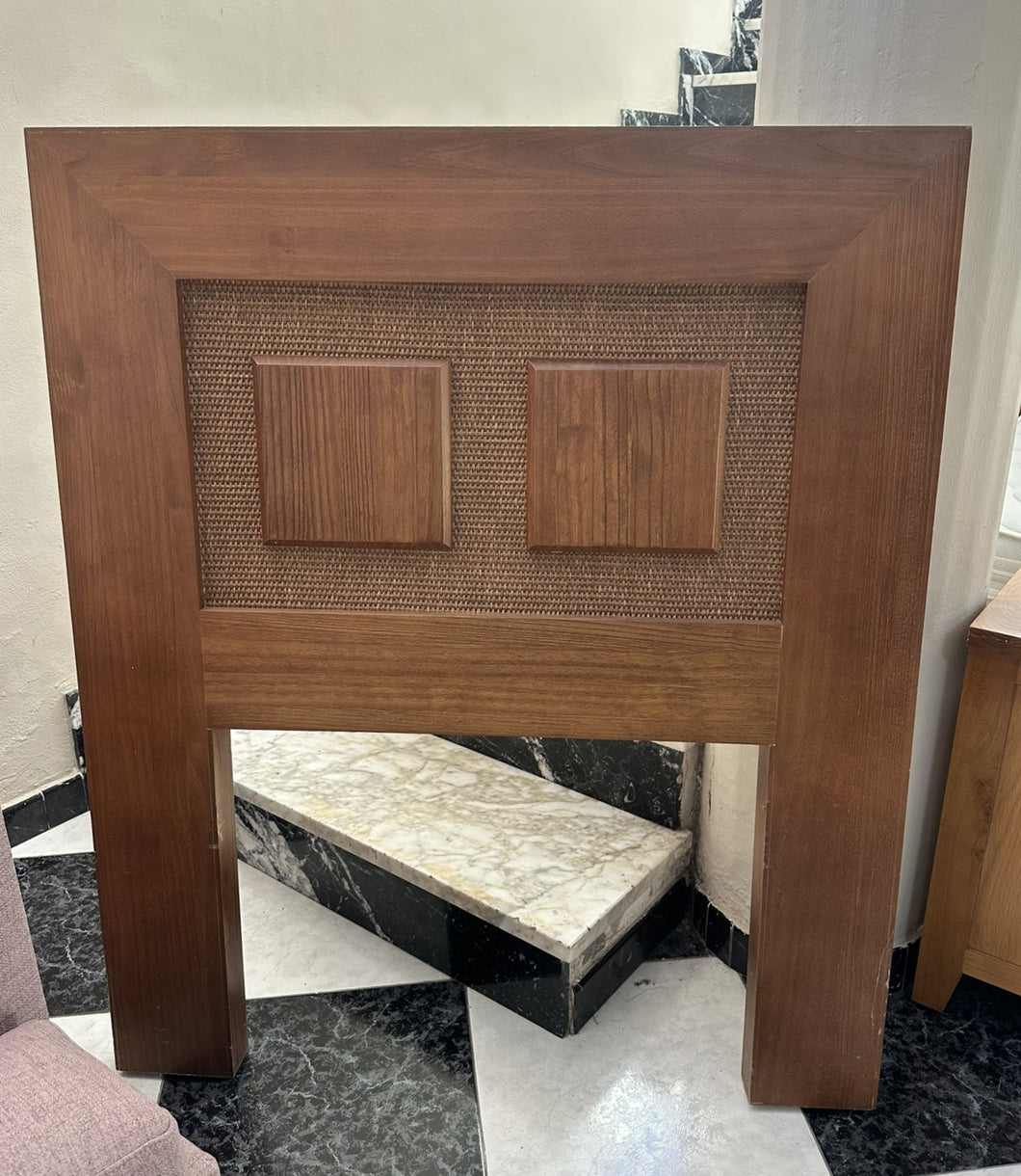 1152 - Wooden hedboard for single bed (100cm wide, 119cm high)