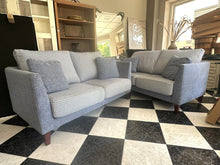 Cargar imagen en el visor de la galería, 1001 - Set of two quality fabric sofas, same size (173cm) in very good condition!  (More photos coming Friday before 14:00!) 565€ for both!
