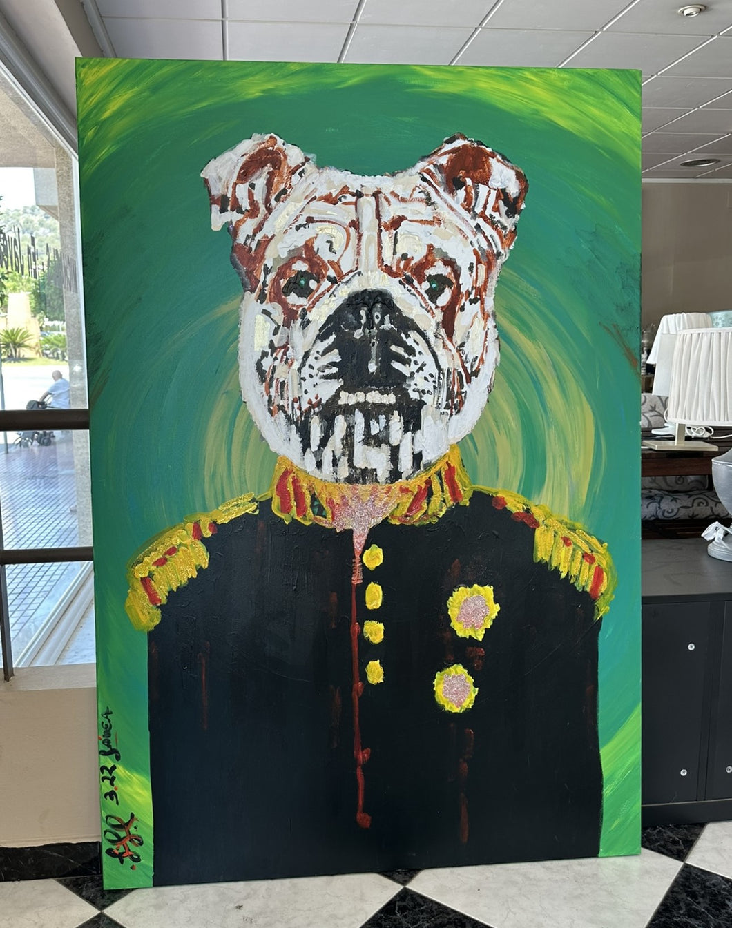 1020 - LARGE (110cm x 160cm) original oil painting.