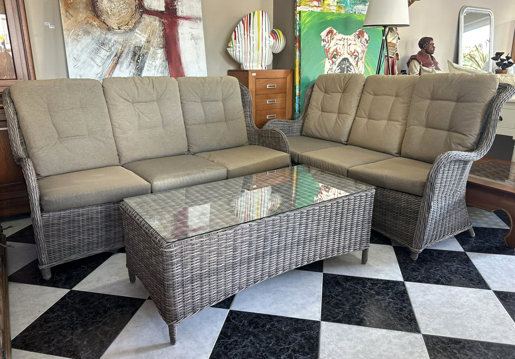 1000 - Rattan set, just got reserved when it came into the shop, until Monday.