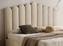 Cargar imagen en el visor de la galería, ***NEW!!*** NO SOLO PATAS " FENIX" - Padded headboard. 138cm high, 4cm  thick. All sizes and colors available! Price starting from 430€.
