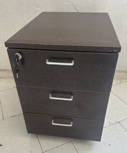 Load image into Gallery viewer, 1182 - Desk drawers with key. (41cm x 55cm, 56cm high)
