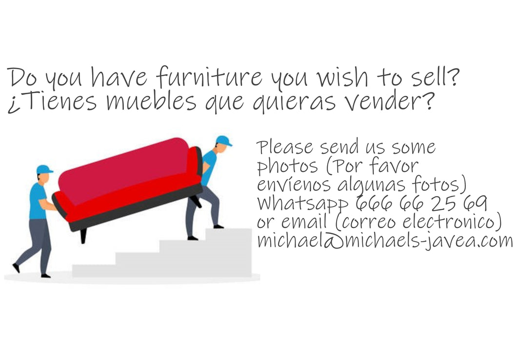 4010 - Do you want to sell furniture? Send us photos on WhatsApp: 666 66 25 69