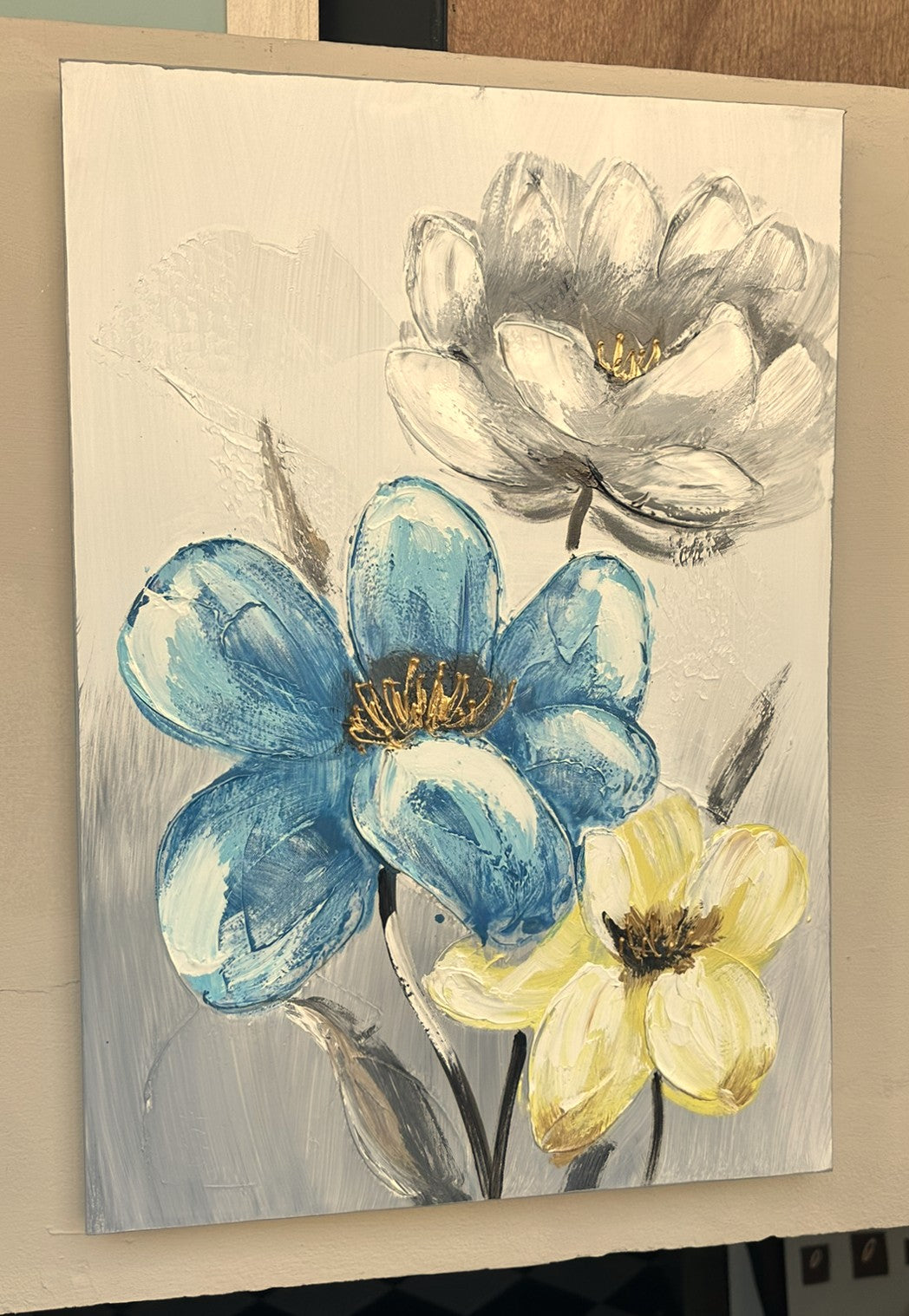 1196 - Canvas painting (63cm x 43cm)