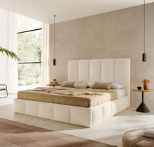Cargar imagen en el visor de la galería, ***NEW!!*** NO SOLO PATAS "GEA" - Padded headboard. 140cm high, 14cm thick. All sizes and colors available! Price starting from 395€.
