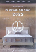 Load image into Gallery viewer, *****NEW!!***** - LA PREMIER&#39;S BEST SELLER &quot;EMOTION&quot; - VOTED AS THE BEST MATTRESS OF 2022 BY EMC (SEE TEXT). Pocket springs with one COOLING SIDE for summer and one WARM SIDE for winter! Price starting from 510€.
