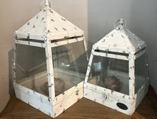 Load image into Gallery viewer, 1147 - Candle lanterns from ·"Riverdale" with candle. 75€ for both!
