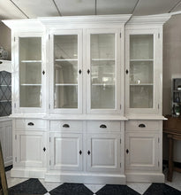 Cargar imagen en el visor de la galería, 1007 - LARGE and HEAVY (!!!!) display cabinet (comes in two pieces) (225cm x 60cm, 226cm high)
