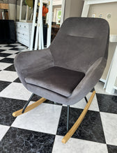 Load image into Gallery viewer, 1030 - Fabric rocking chair.
