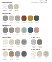 Cargar imagen en el visor de la galería, LA PREMIER "ZURICH" - 135cm high, 9cm thick. Fabric or Faux leather. Available in all sizes and in different colors (click to see more!)!
