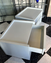 Load image into Gallery viewer, 1151 - Two bedside tables (61cm  wide, 46cm high) 75€ for both
