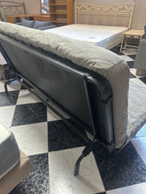 Load image into Gallery viewer, 1116 - BED sofa, (mattress behind the grey cover is in very good condition!) (Sofa: 195cm. Bed: 145cm x 195cm)
