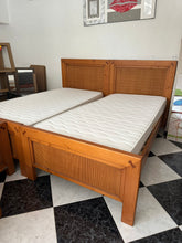 Load image into Gallery viewer, 1003 - Two single complete beds with two bedside tables! All in very good condition! (90cm x 190cm)
