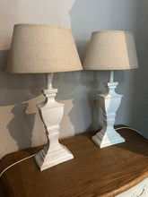 Load image into Gallery viewer, 1145 - French country style table lamps (57cm). 65€ for both!

