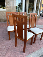 Cargar imagen en el visor de la galería, 1165 - Eight good quality dining chairs in very good condition!  265€ for all 8!
