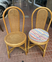 Load image into Gallery viewer, 1029 - .. two extra  chairs for set Ref#1030, or sold separately. 75€ for both!
