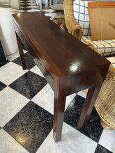 Load image into Gallery viewer, 1019 - Wooden console table (120cm x 33cm, 80cm high)
