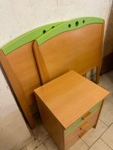 Load image into Gallery viewer, 1193 - Set of two headboards for single beds + bedside. 65€ for all three pieces!
