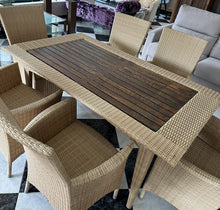 Load image into Gallery viewer, 1037 - Good quality outdoor table in good condition (160cm x 90cm)
