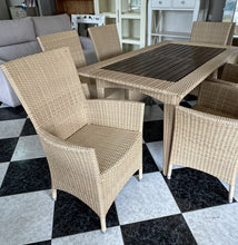 Load image into Gallery viewer, 1037 - Good quality outdoor table in good condition (160cm x 90cm)
