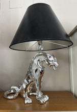 Load image into Gallery viewer, 1010 - Two LARGE (85cm high!)  high quality leopard lamps!
