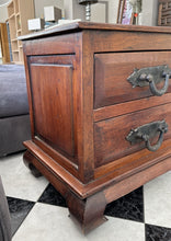 Load image into Gallery viewer, 1050 - Rustic solid chest of drawers / sideboard / TV-table. (120cm x 50cm, 65cm high)

